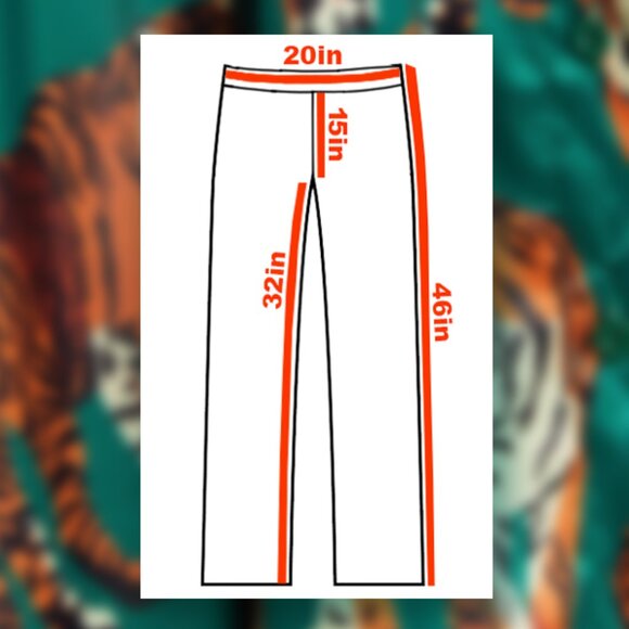 DRESSED IN LALA Tiger Tales Wide Leg Trousers - Size 3x - Picture 4 of 11